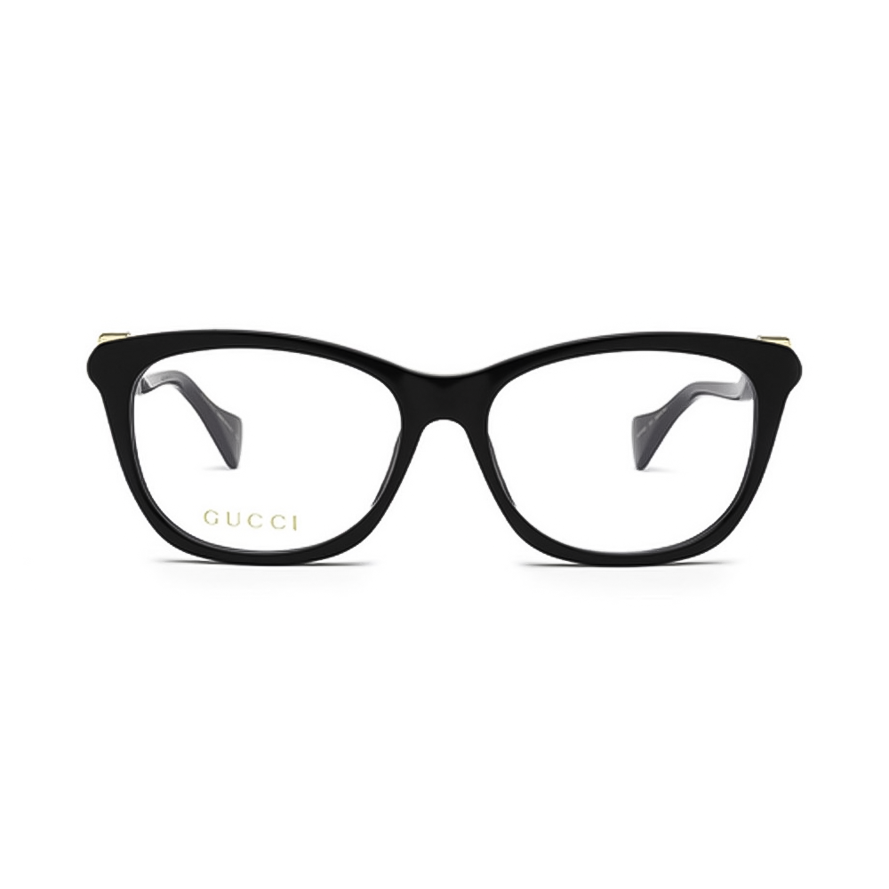 Gucci GG1012O-001 – Rame vedere Femei, Negru, Rectangulari, 54 mm