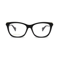 Gucci GG1012O-001 – Rame vedere Femei, Negru, Rectangulari, 54 mm