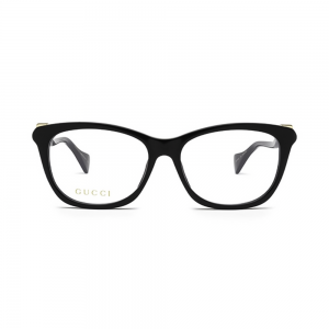Gucci GG1012O-001 – Rame vedere Femei, Negru, Rectangulari, 54 mm