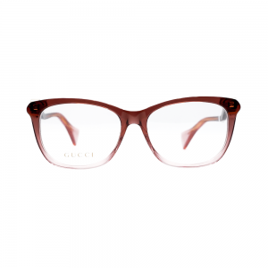 Gucci GG1012O-003 – Rame vedere Femei, Burgundy, Rectangulari, 54 mm