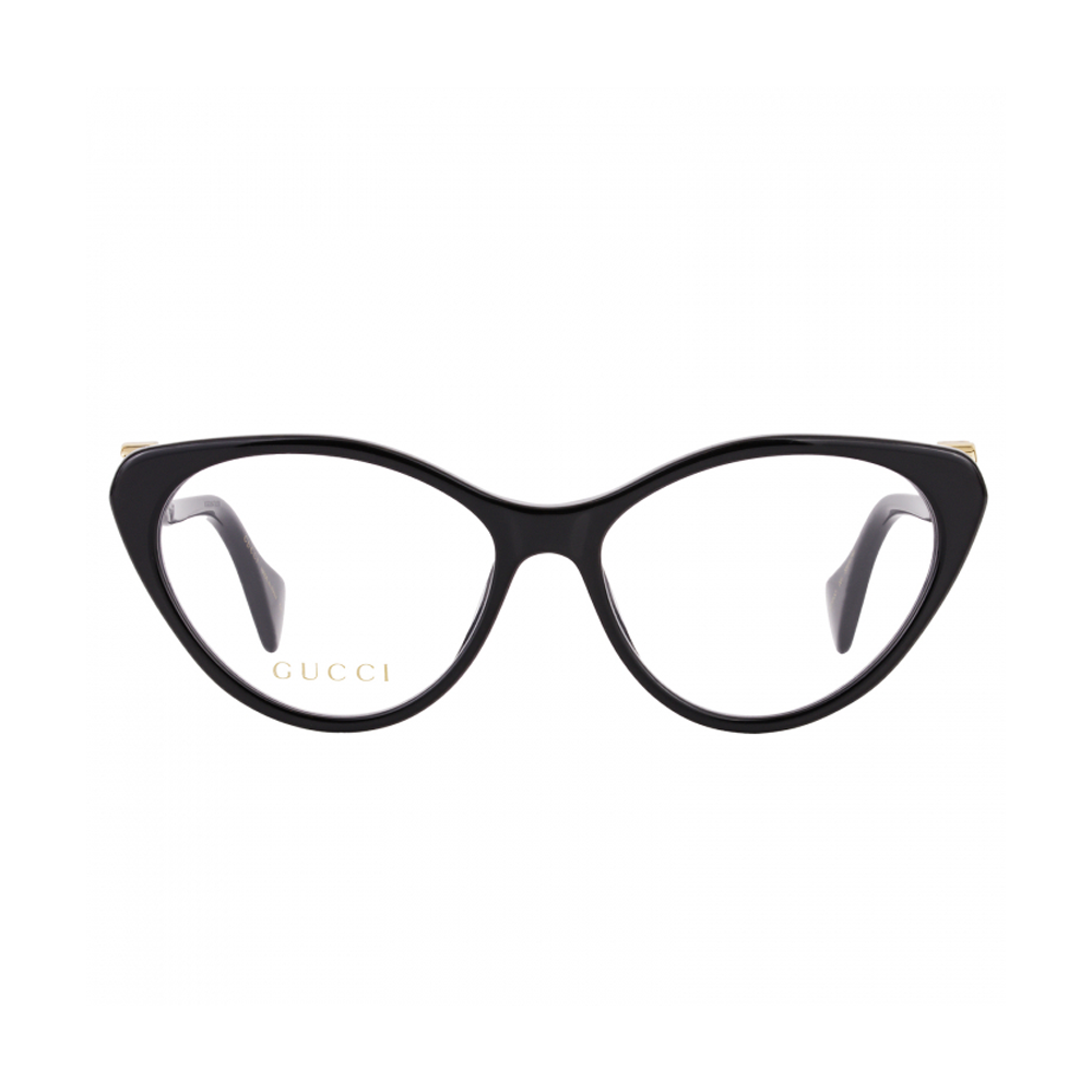 Gucci GG1013O-001 – Rame vedere Femei, Negru, Cat-Eye, 55 mm
