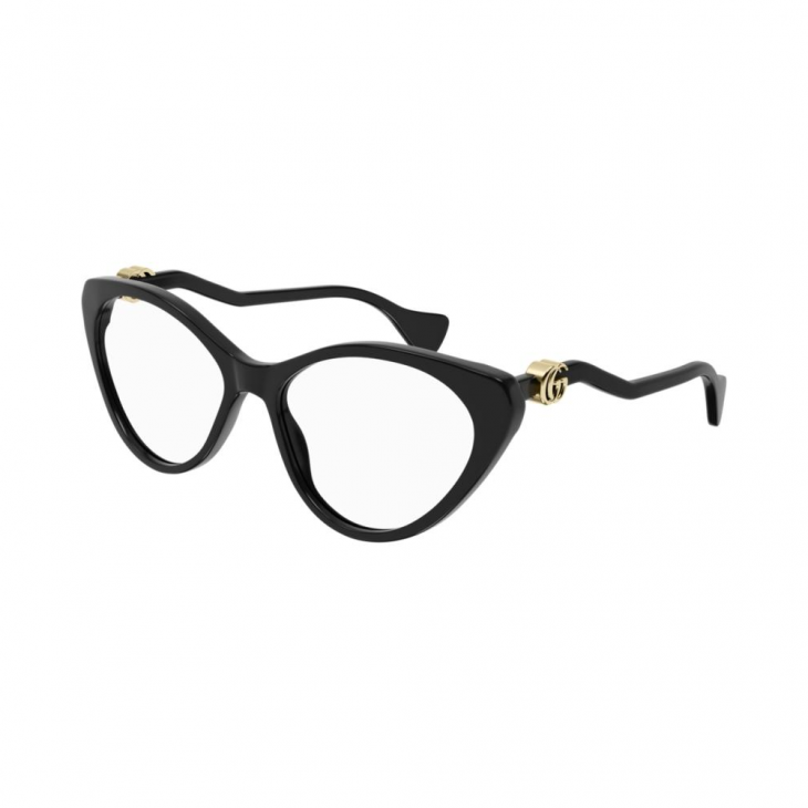 Gucci GG1013O-001 – Rame vedere Femei, Negru, Cat-Eye, 55 mm