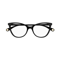 Gucci GG1079O-001 – Rame vedere Femei, Negru, Cat-Eye, 54 mm