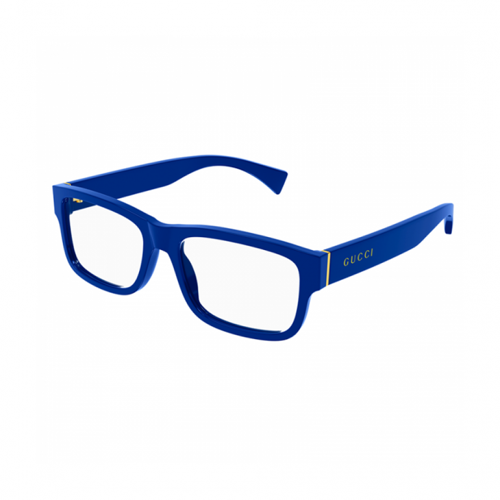 Gucci GG1141O-002 – Rame vedere Bărbați, Albastru, Rectangulari, 56 mm