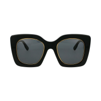 Gucci GG1151S-001 – Ochelari de soare Femei, Negru, Butterfly, 51 mm