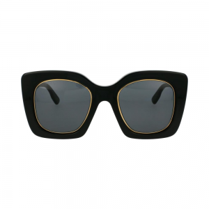 Gucci GG1151S-001 – Ochelari de soare Femei, Negru, Butterfly, 51 mm