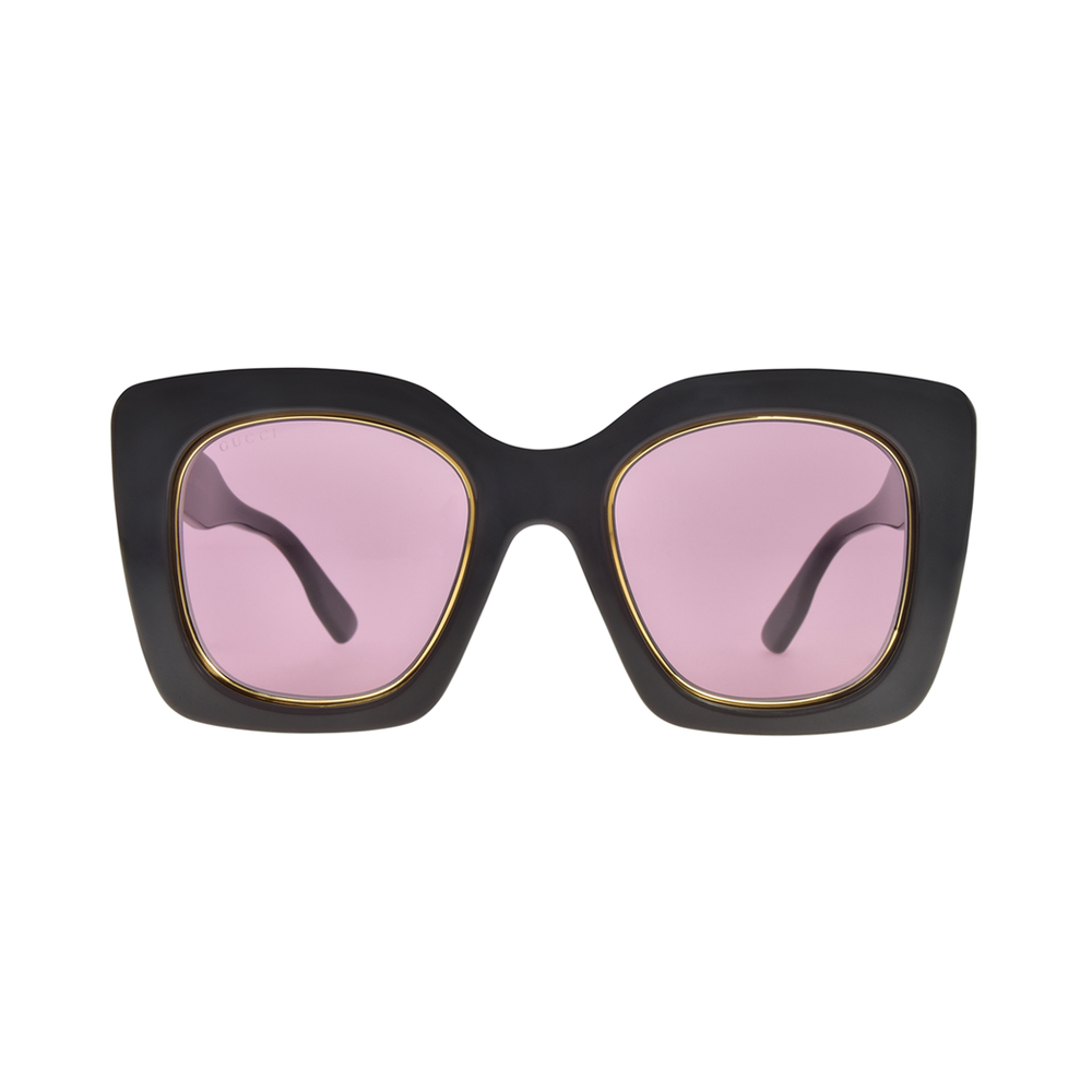 Gucci GG1151S-002 – Ochelari de soare Femei, Gri, Butterfly, 51 mm