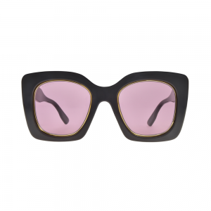 Gucci GG1151S-002 – Ochelari de soare Femei, Gri, Butterfly, 51 mm
