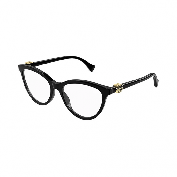 Gucci GG1179O-005 – Rame vedere Femei, Negru, Cat-Eye, 53 mm