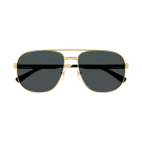 Gucci GG1223S-002 – Ochelari de soare Bărbați, Auriu, Aviator, 60