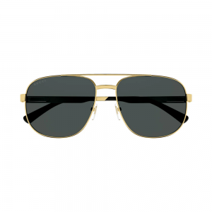 Gucci GG1223S-002 – Ochelari de soare Bărbați, Auriu, Aviator, 60