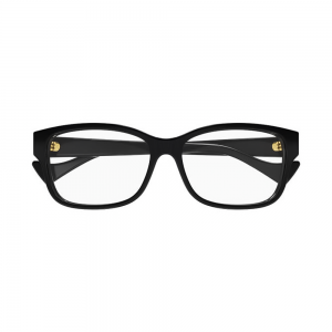 Gucci GG1259O-004 – Rame vedere Femei, Negru, Rectangulari, 54 mm