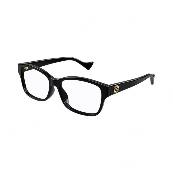 Gucci GG1259O-004 – Rame vedere Femei, Negru, Rectangulari, 54 mm