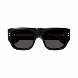 Gucci GG1262S-001 – Ochelari de soare Bărbați, Negru, Pătrați, 54