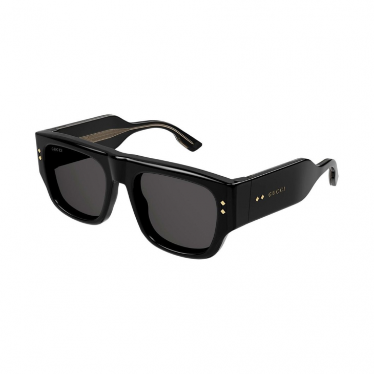 Gucci GG1262S-001 – Ochelari de soare Bărbați, Negru, Pătrați, 54
