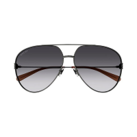 Gucci GG1280S-002 – Ochelari de soare Femei, Gri Ruthenium, Oversize, 62-13-140