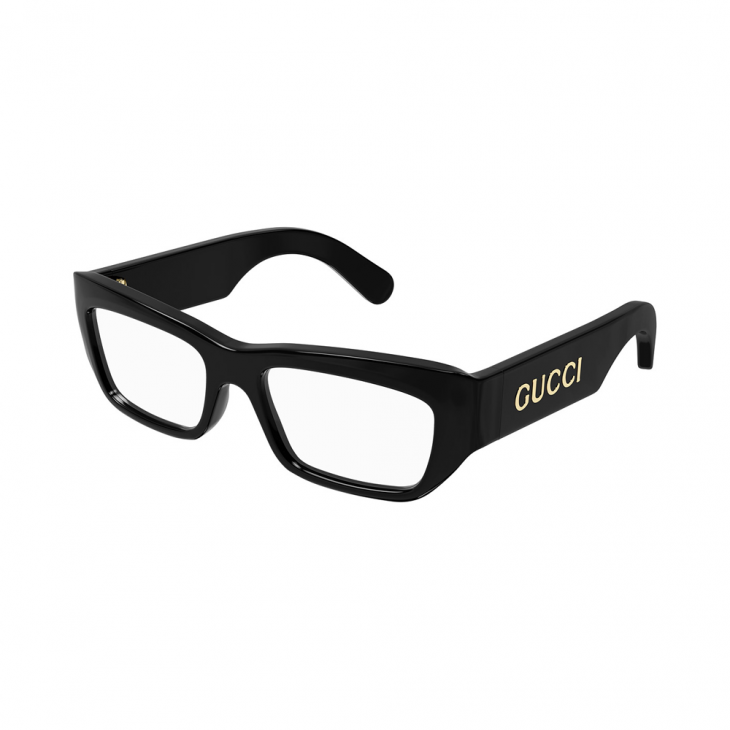Gucci GG1297O-001 – Rame de vedere Bărbați, Negru, Rectangulare, 53-18-135
