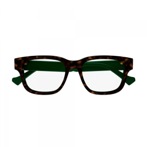 Gucci GG1303O-005 – Rame de vedere Bărbați, Havana, Rectangulare, 57-17-145