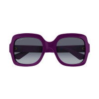 Gucci GG1337S-007 – Ochelari de soare damă, Burgundy, Pătrați, 54 mm