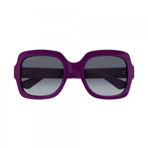 Gucci GG1337S-007 – Ochelari de soare damă, Burgundy, Pătrați, 54 mm