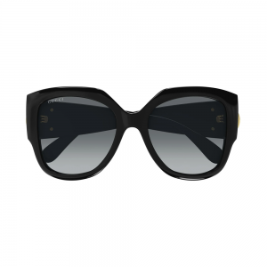 Gucci GG1407S-001 – Ochelari de soare Femei, Negru, Pătrați, 54