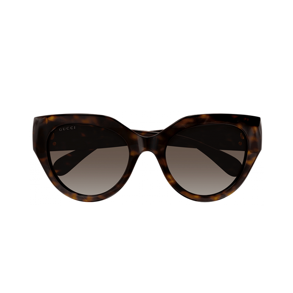 Gucci GG1408S-003 – Ochelari de soare damă, Havana, Cat-Eye, 52 mm