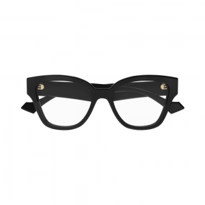 Gucci GG1424O-005 – Rame de vedere damă, Negre, Pătrate, 54 mm