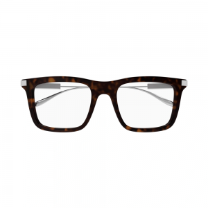 Gucci GG1438O-002 – Rame de vedere bărbați, Havana-Argintiu, Pătrate, 53 mm