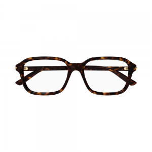 Gucci GG1446O-002 – Rame de vedere bărbați, Havana, Rectangulare, 56 mm