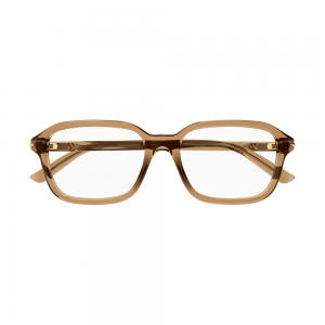 Gucci GG1446O-004 – Rame de vedere bărbați, Maro, Rectangulare, 56 mm