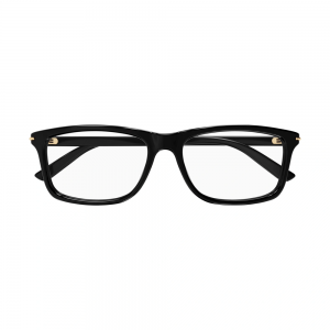 Gucci GG1447O-001 – Rame de vedere bărbați, Negre, Rectangulare, 57 mm
