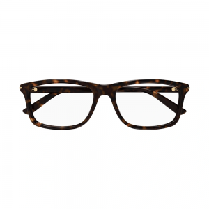 Gucci GG1447O-002 – Rame de vedere bărbați, Havana, Rectangulare, 57 mm