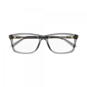 Gucci GG1447O-004 – Rame de vedere bărbați, Gri, Rectangulare, 57 mm