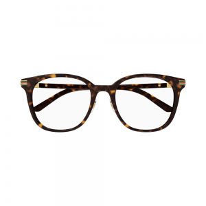 Gucci GG1453OK – Rame de vedere Femei, Havana, Cat-Eye, 53 mm