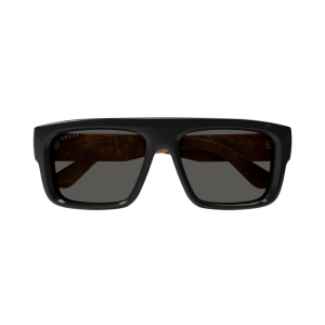 Gucci GG1461S – Ochelari de soare Bărbați, Negru, Pătrați, 55 mm