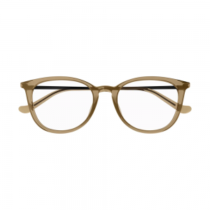 Gucci GG1468OA-003 – Rame vedere Femei, Maro-Negru, Rotunzi, 52 mm