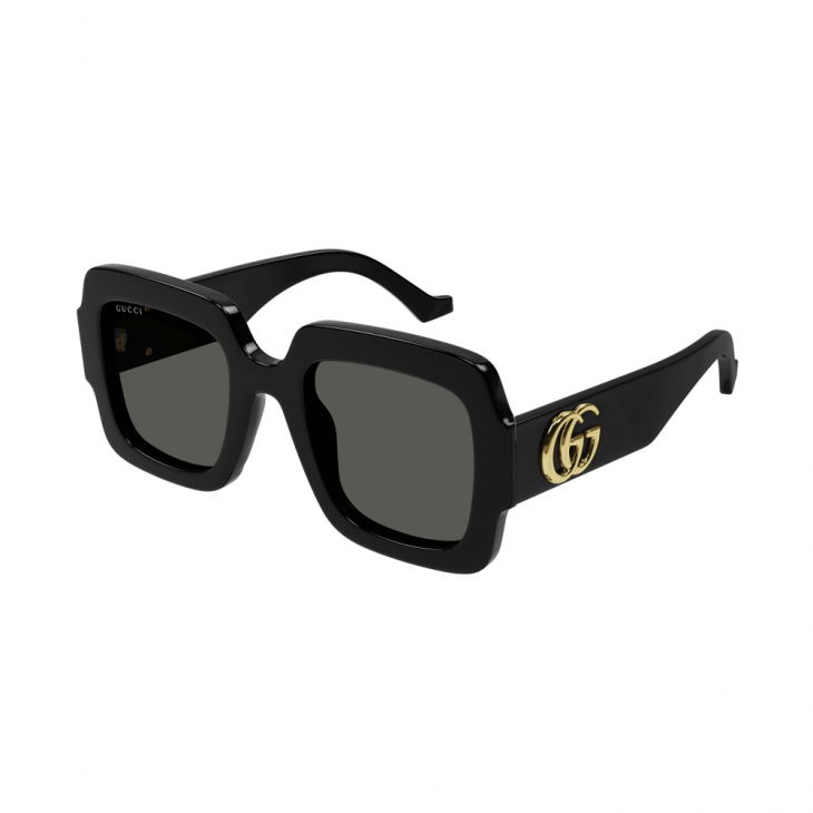 Gucci GG1547S-001 – Ochelari de soare Femei, Negru, Pătrați, 50