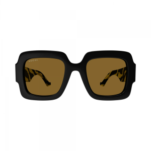 Gucci GG1547S-004 – Ochelari de soare Femei, Negru, Pătrați, 50