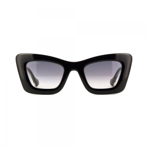 Gucci GG1552S-001 – Ochelari de soare Femei, Negru Crystal, Cat Eye, 49