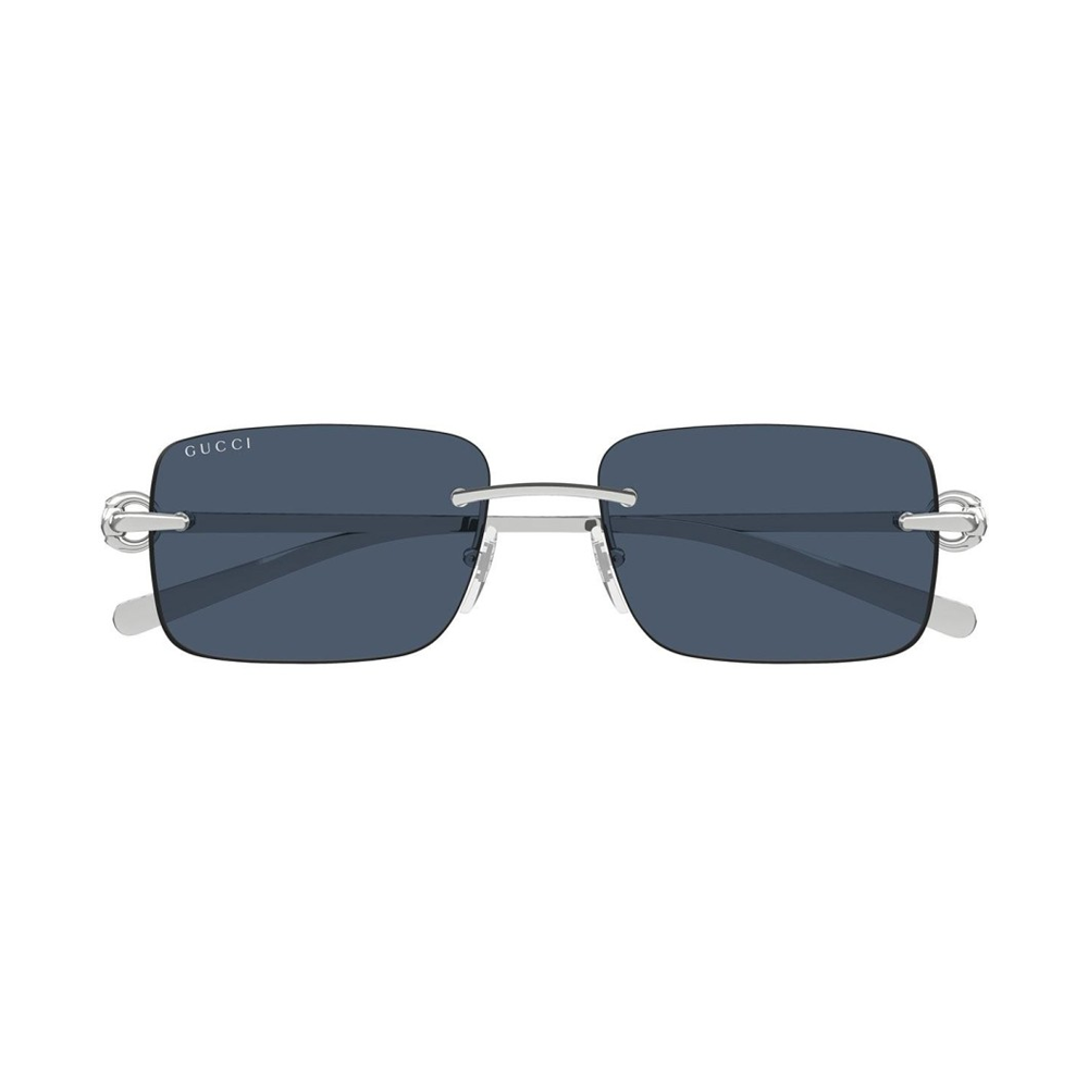 Gucci GG1703S-003 – Ochelari de soare Bărbați, Argintiu, Rectangular