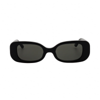 Linda Farrow LOLA – Ochelari de soare Femei, Negru & Auriu, Rectangulari, Acetat