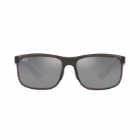 Maui Jim Huelo – Ochelari de soare Unisex, Gri Translucid, Rectangulari, Polarizați