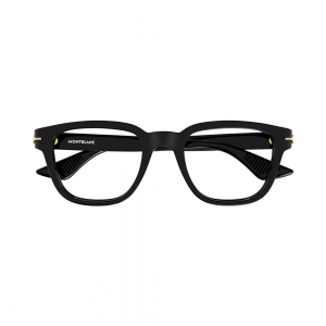 Montblanc MB0305O-005 – Rame de vedere Bărbați, Negre, Pătrate, 53 mm