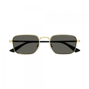 Montblanc MB0339S-001 – Ochelari de soare Bărbați, Auriu & Negru, Rectangulari, 53