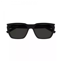 Saint Laurent SL 598 – Ochelari de soare bărbați, Negru, Pătrați, 56 mm