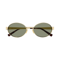 Saint Laurent SL 692-003 – Ochelari de soare Femei, Aurii, Ovali, 55