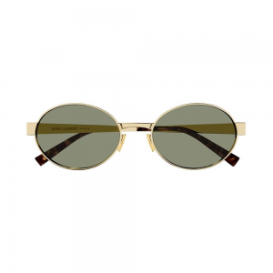Saint Laurent SL 692-003 – Ochelari de soare Femei, Aurii, Ovali, 55
