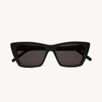 Saint Laurent SL 276 MICA – Ochelari de soare Damă, Negru, Cat Eye, 53 mm