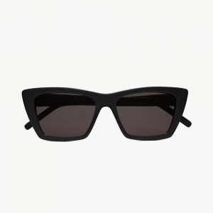 Saint Laurent SL 276 MICA – Ochelari de soare Damă, Negru, Cat Eye, 53 mm