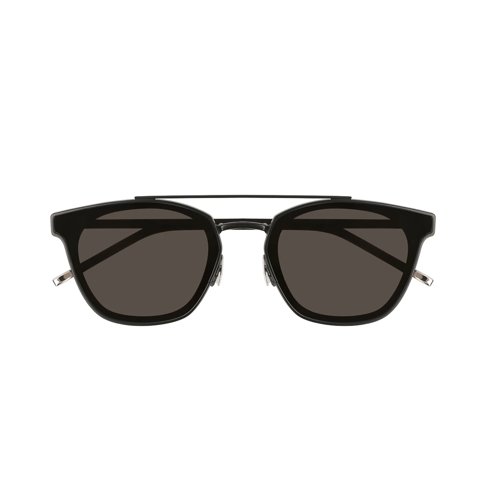Saint Laurent SL 28 METAL-001 – Ochelari de soare Unisex, Negru, Metal, 61